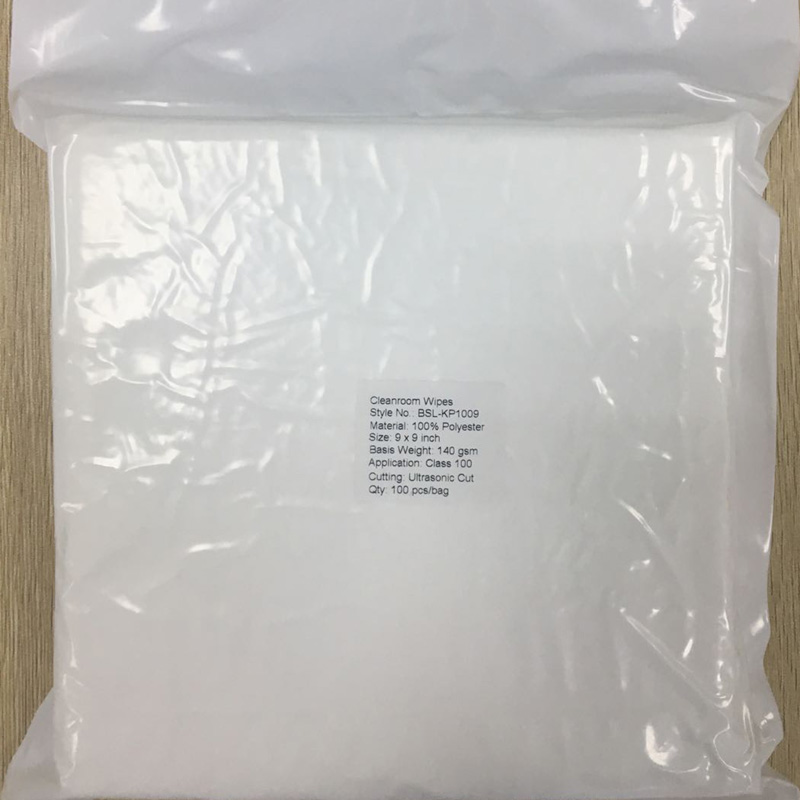 22,9 x 22,9 cm Reinraum-Wischtuch aus 100 % Polyester
