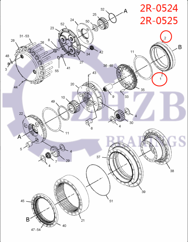 RAUPE 2R-0524 2R-0525