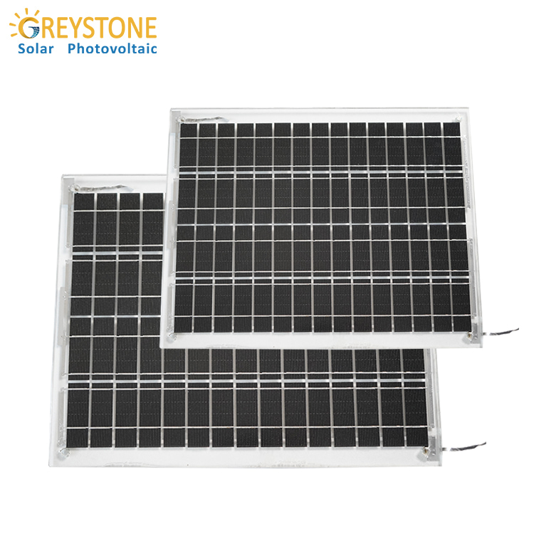 Greystone 10W Doppelglas-Solarmodule für Sonnenlichtzimmer
