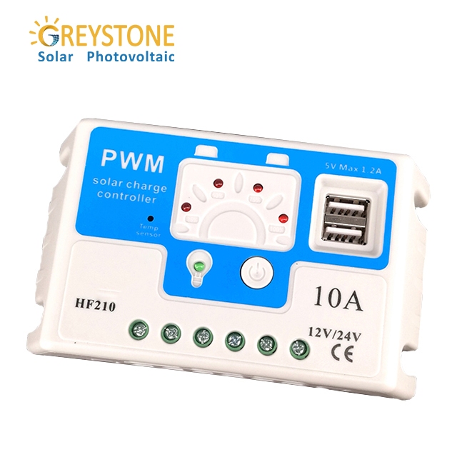 Greystone mehrere Laststeuerungsmodi PWM-Solarregler
