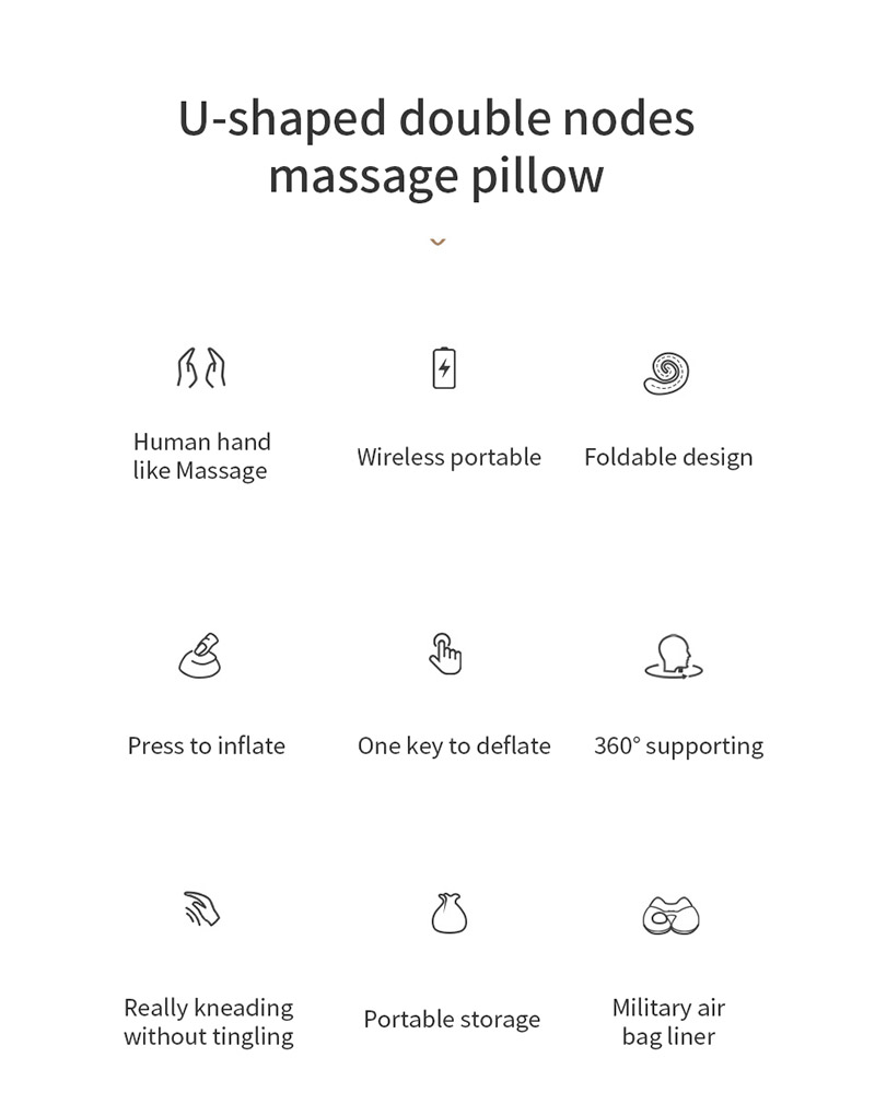 U-förmiges Massagekissen