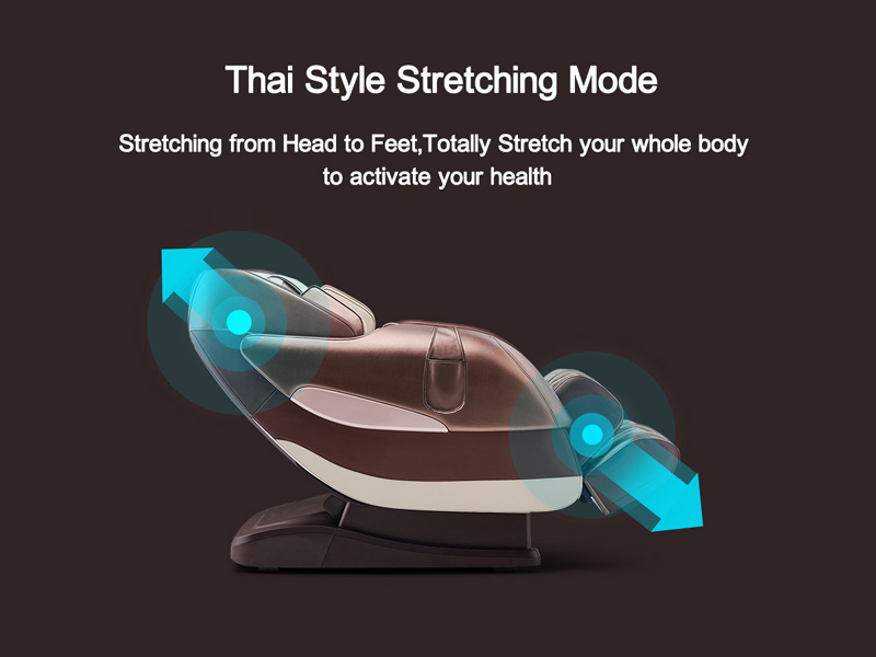 Aktiver 3D-Massagestuhl im thailändischen Stil
